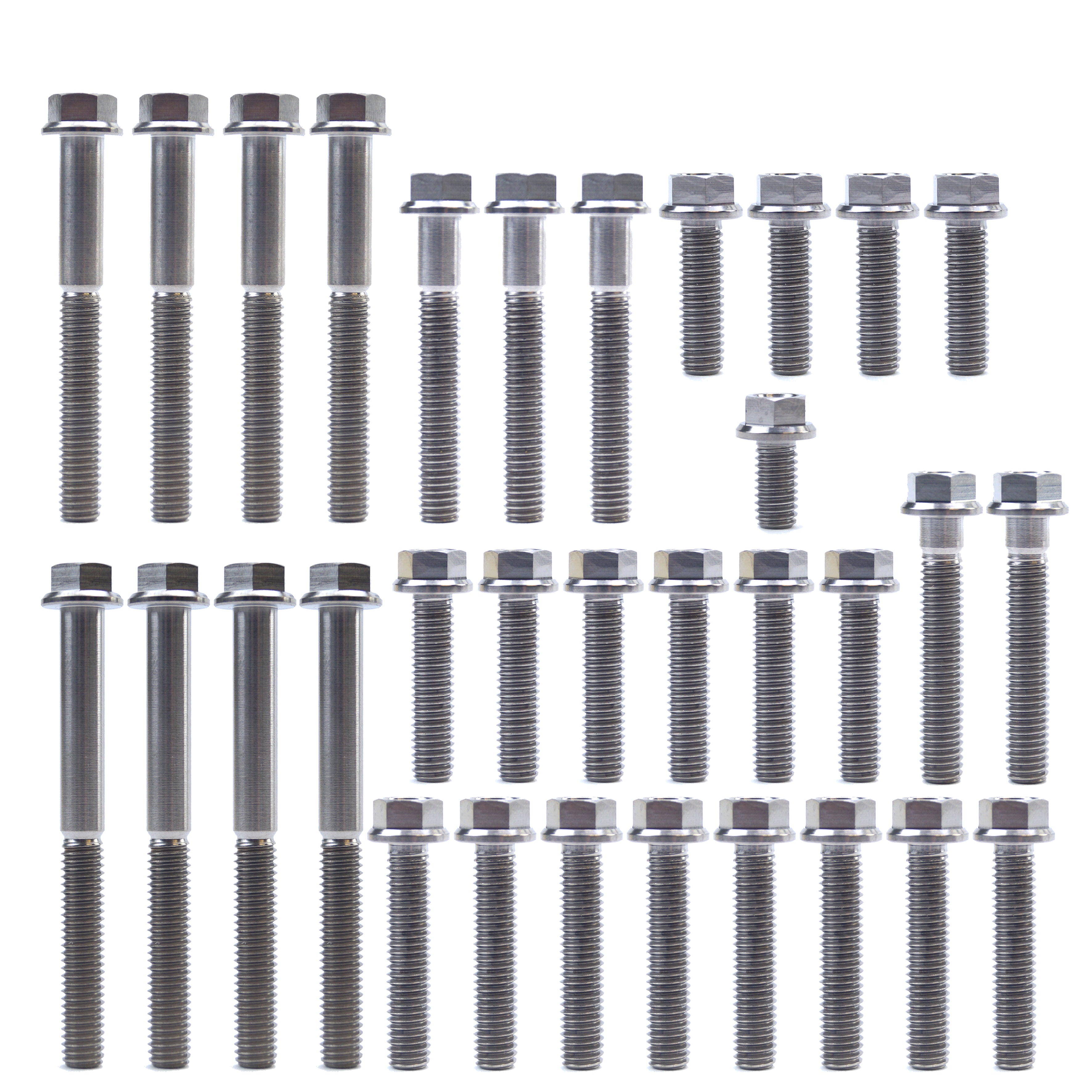 YAMAHA YZ 85 TITANIUM ENGINE BOLT KIT, KIT SIZE 32 BOLTS !!! MADE TO ORDER !!!