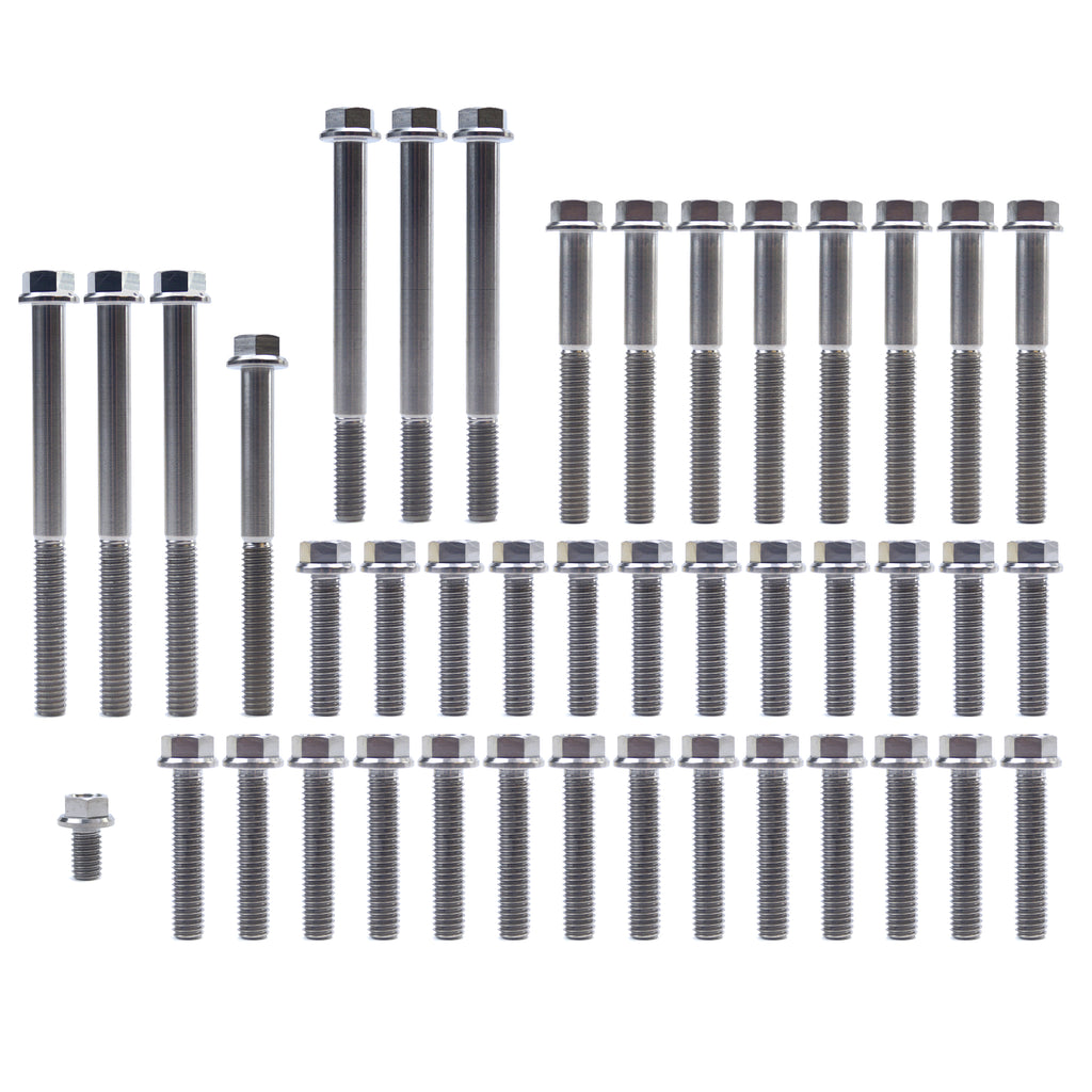 YAMAHA YZ 250 TITANIUM ENGINE BOLT KIT, KIT SIZE 43 BOLTS !!! MADE TO ORDER !!!