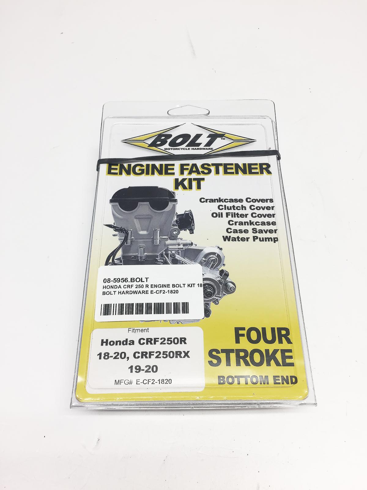 HONDA CRF 250 R ENGINE BOLT KIT 18-20, BOLT HARDWARE E-CF2-1820