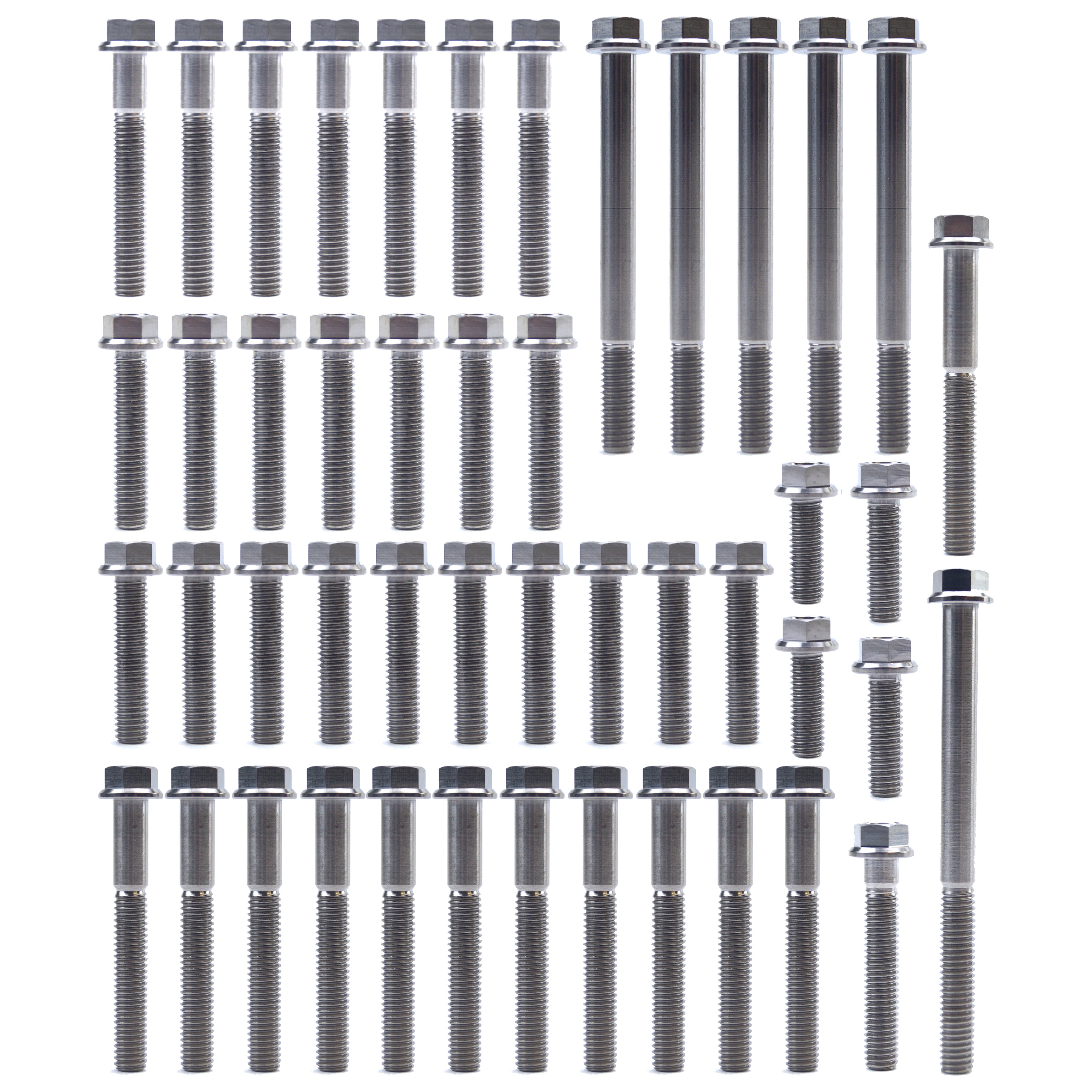HONDA CRF 250 R TITANIUM ENGINE BOLT KIT, KIT SIZE 48 BOLTS !!! MADE TO ORDER !!!