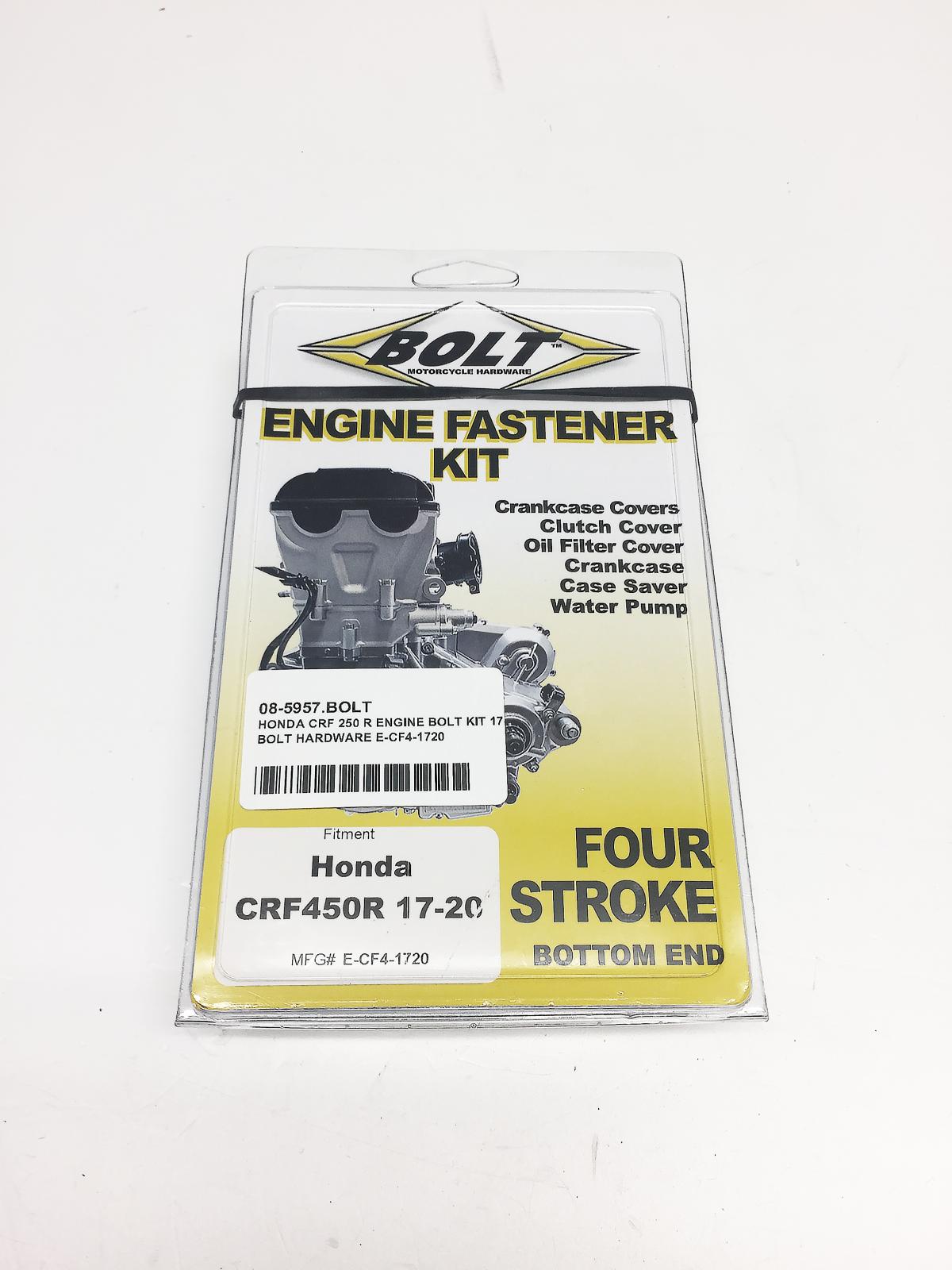 HONDA CRF 450 R ENGINE BOLT KIT 17-20, BOLT HARDWARE E-CF4-1720, BMECF41720