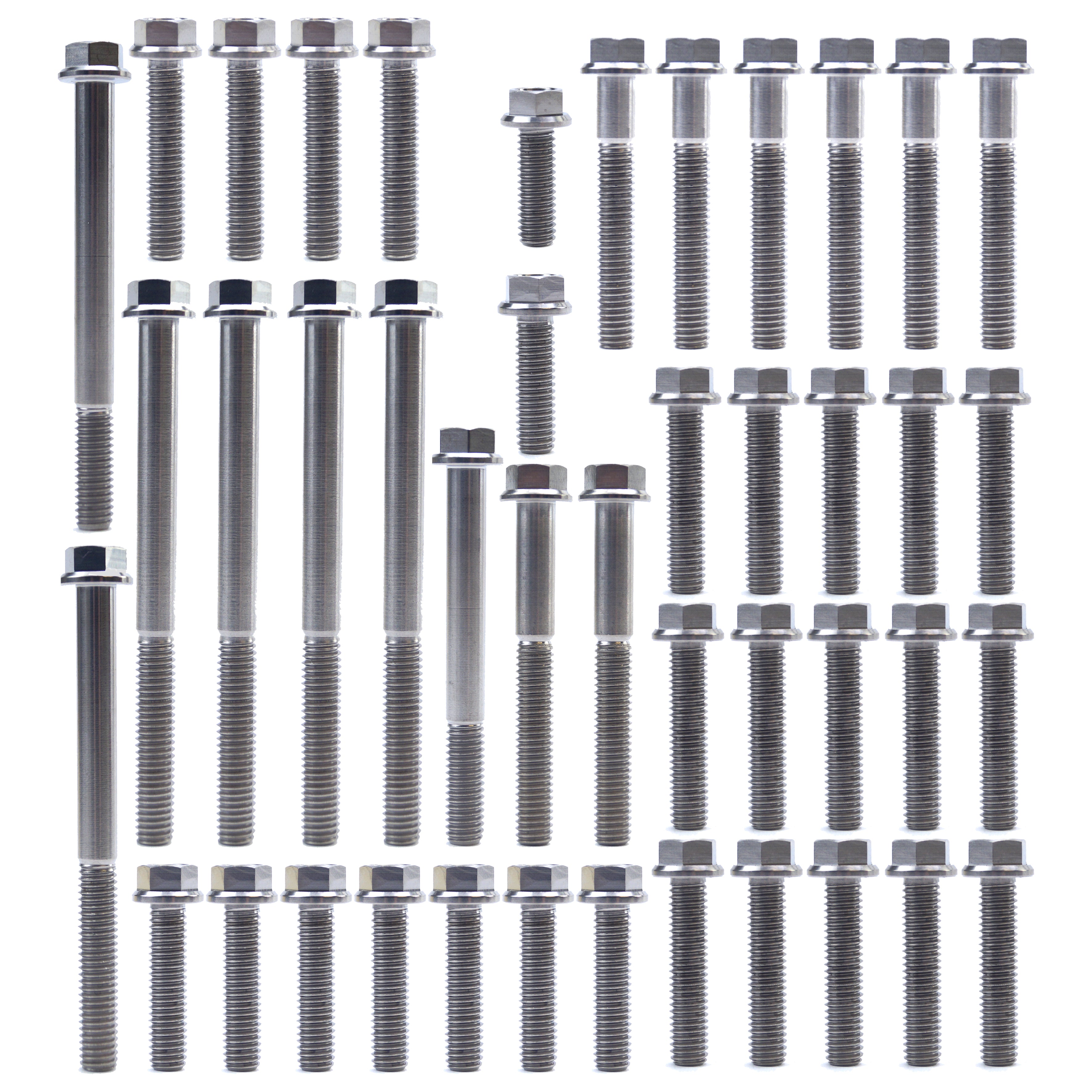 HONDA CRF 450 R TITANIUM ENGINE BOLT KIT, KIT SIZE 48 BOLTS !!! MADE TO ORDER !!!