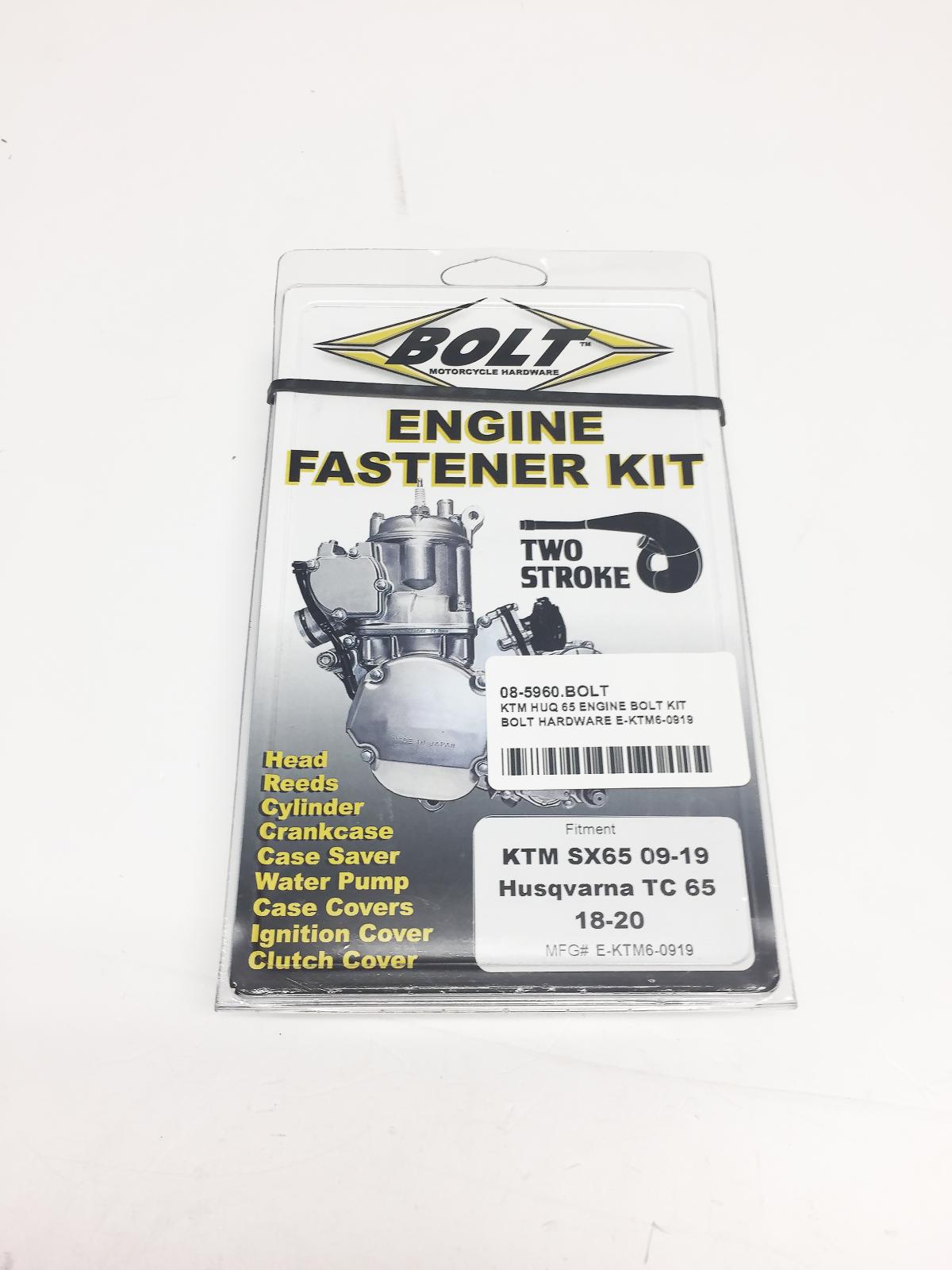 KTM HUQ 65 ENGINE BOLT KIT, BOLT HARDWARE E-KTM6-0919