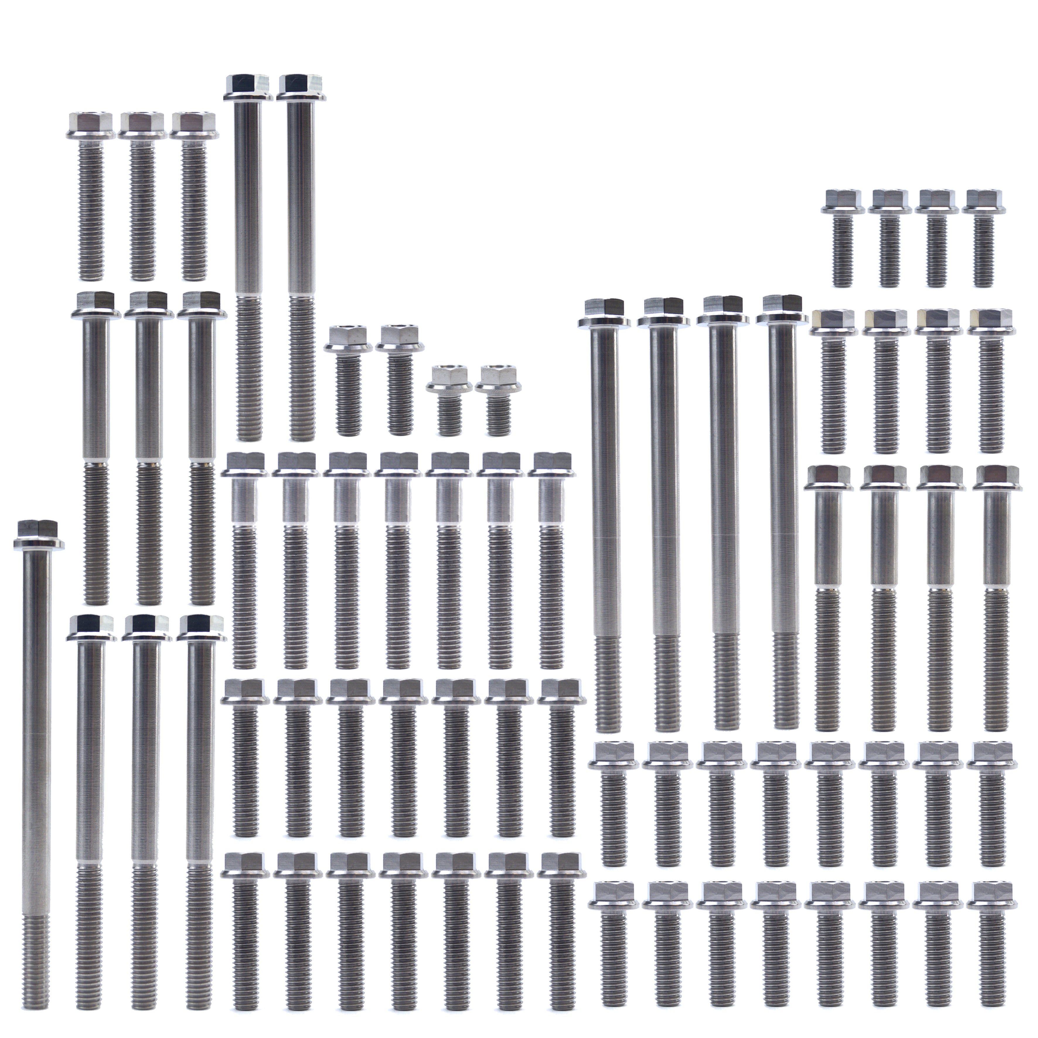 ENGINE BOLT KIT CR 250 R 92-07, KIT SIZE 35 BOLTS !!! MADE TO ORDER !!! TITANIUM BOLT KIT