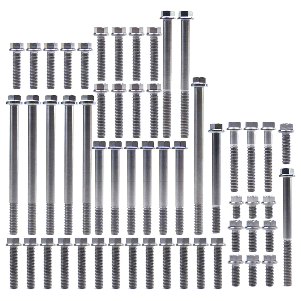 ENGINE BOLT KIT CRF 450 R 13-16, KIT SIZE 55 BOLTS !!! MADE TO ORDER !!! TITANIUM BOLT KIT