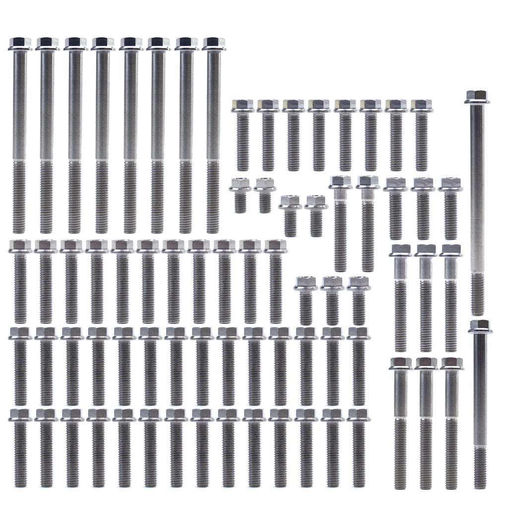 ENGINE BOLT KIT CRF 450 X 05-17, KIT SIZE 60 BOLTS !!! MADE TO ORDER !!! TITANIUM BOLT KIT