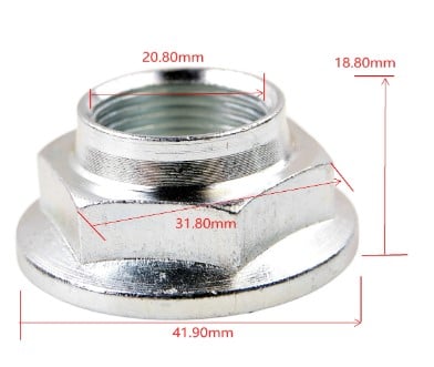 M20X1.5 NUT LOCKING CFMOTO HONDA YAMAHA SUZUKI POLARIS QUAD BIKE 9030-070003