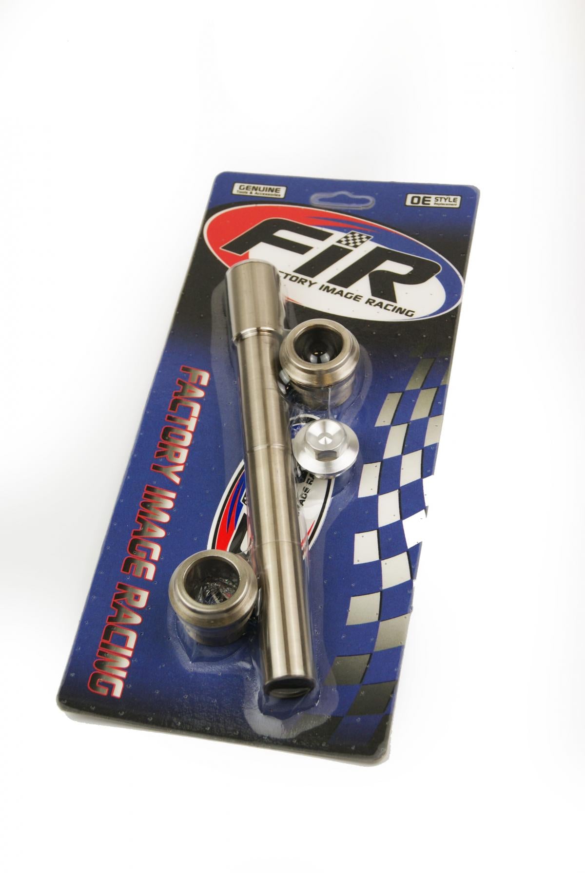 KTM FRONT SPINDLE KIT 15-21, STAINLESS OEM STYLE REPLACEMENT, 79109081033, 70009081050, 70009082000, 77709012000