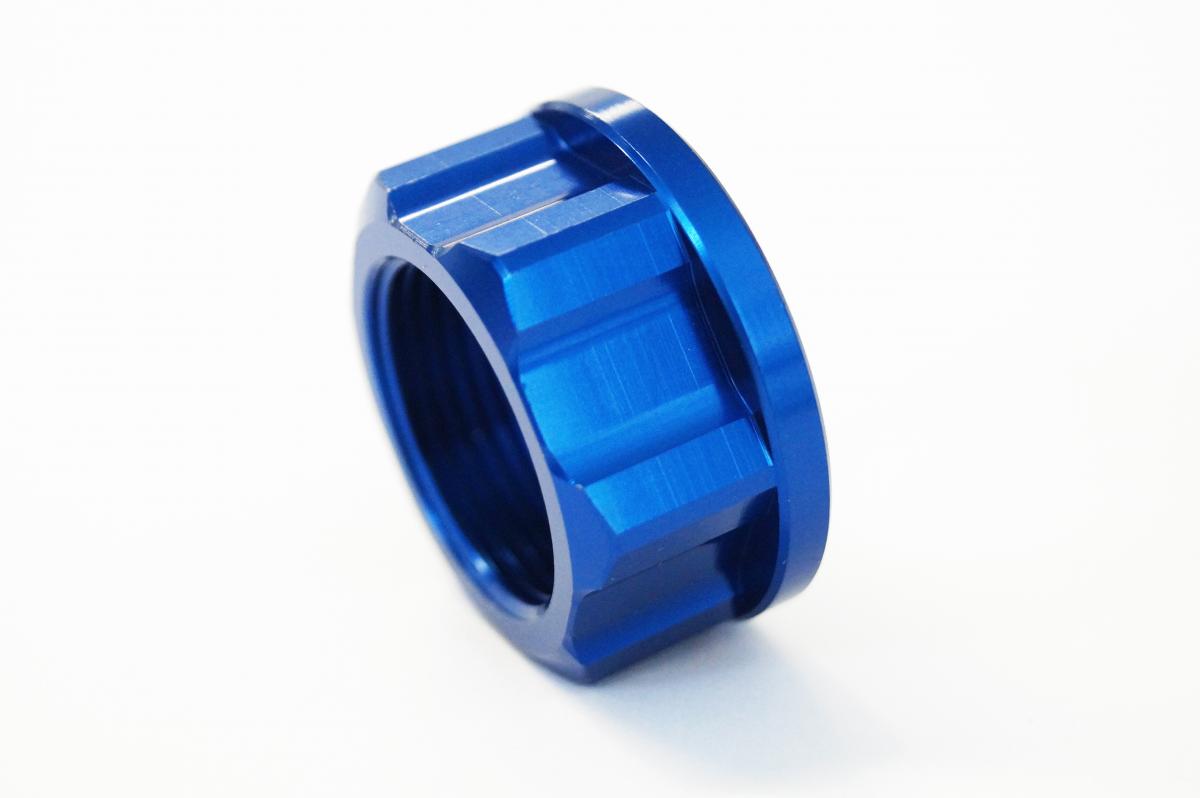 KTM HUSQ REAR SPINDLE NUT, FIR ASAXN-03, ALLOY BLUE, 61010086000