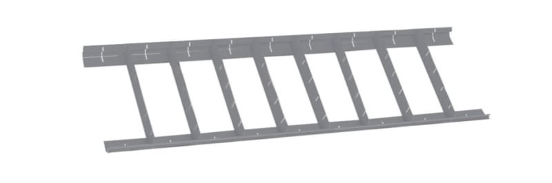 Parallel Partitions for RSC24AXL Drawer 882x367mm 70mm Height - Beta Tools 8889P3/7