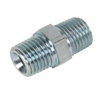 AIR LINE EQUAL UNION 1/4 BSPT, CONNECTOR MALE/MALE, AC12