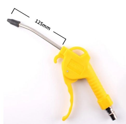 PLASTIC AIR BLOW GUN DUSTER TRIGGER HANDLE 1/4'' COMPRESSED ALLOY NOZZLE