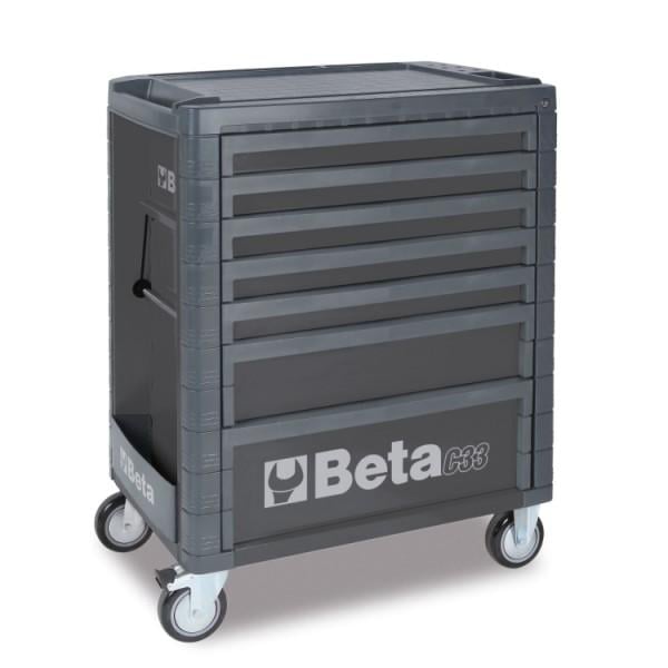 7 DRAW ROLLER CAB GREY, C33/7-G, TOOL BOX CHEST, BETA TOOLS