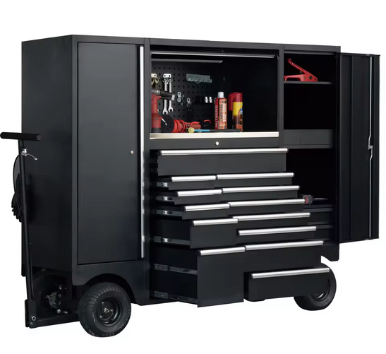 85 BLACK 13 DRAW UTILITY ALL TERRAIN HEAVY DUTY TOOL BOX CHEST