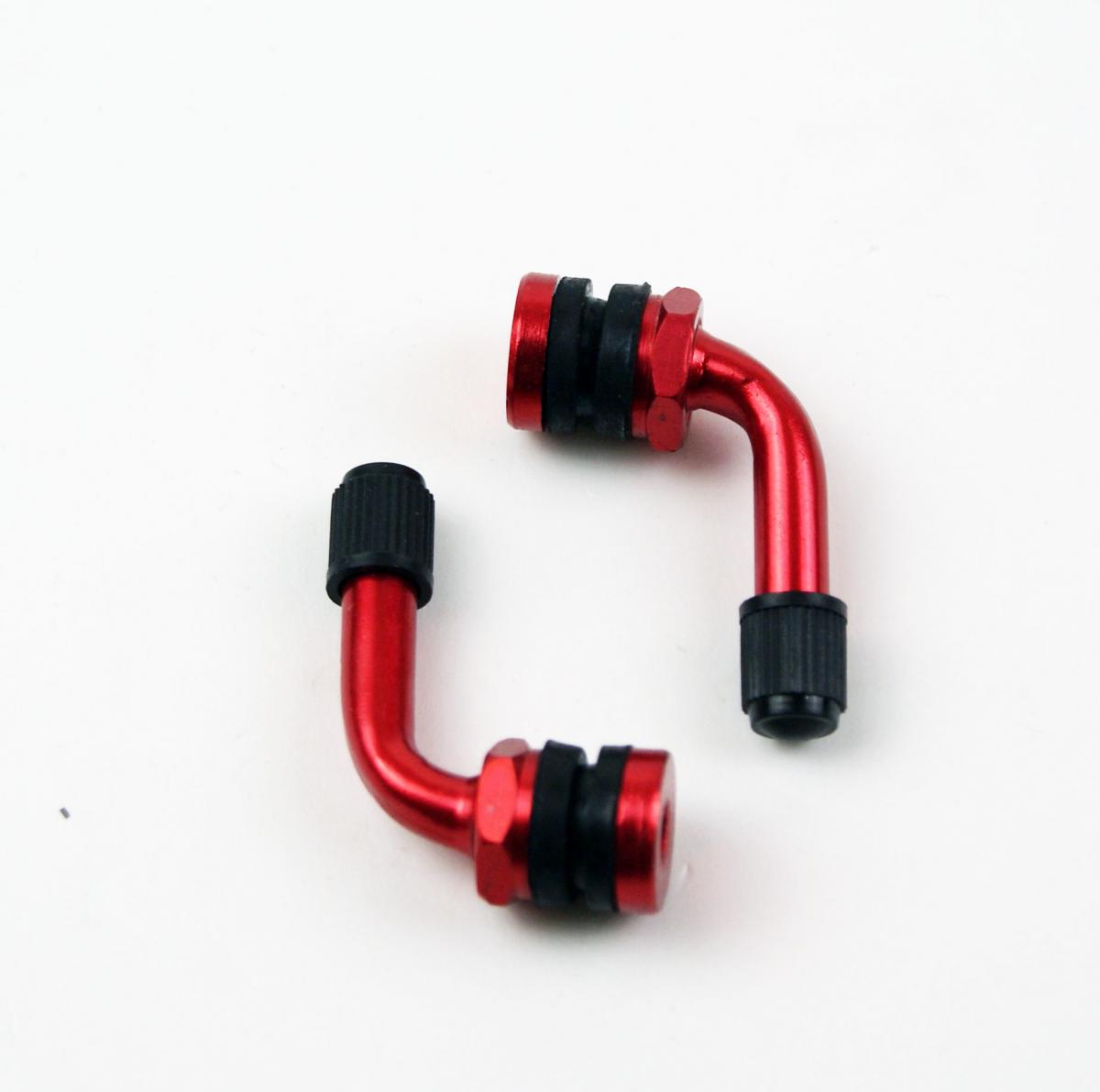 BOLT ON VALVE 90' PVR32 RED, WAYCOM 007020 (SOLD AS A PAIR)