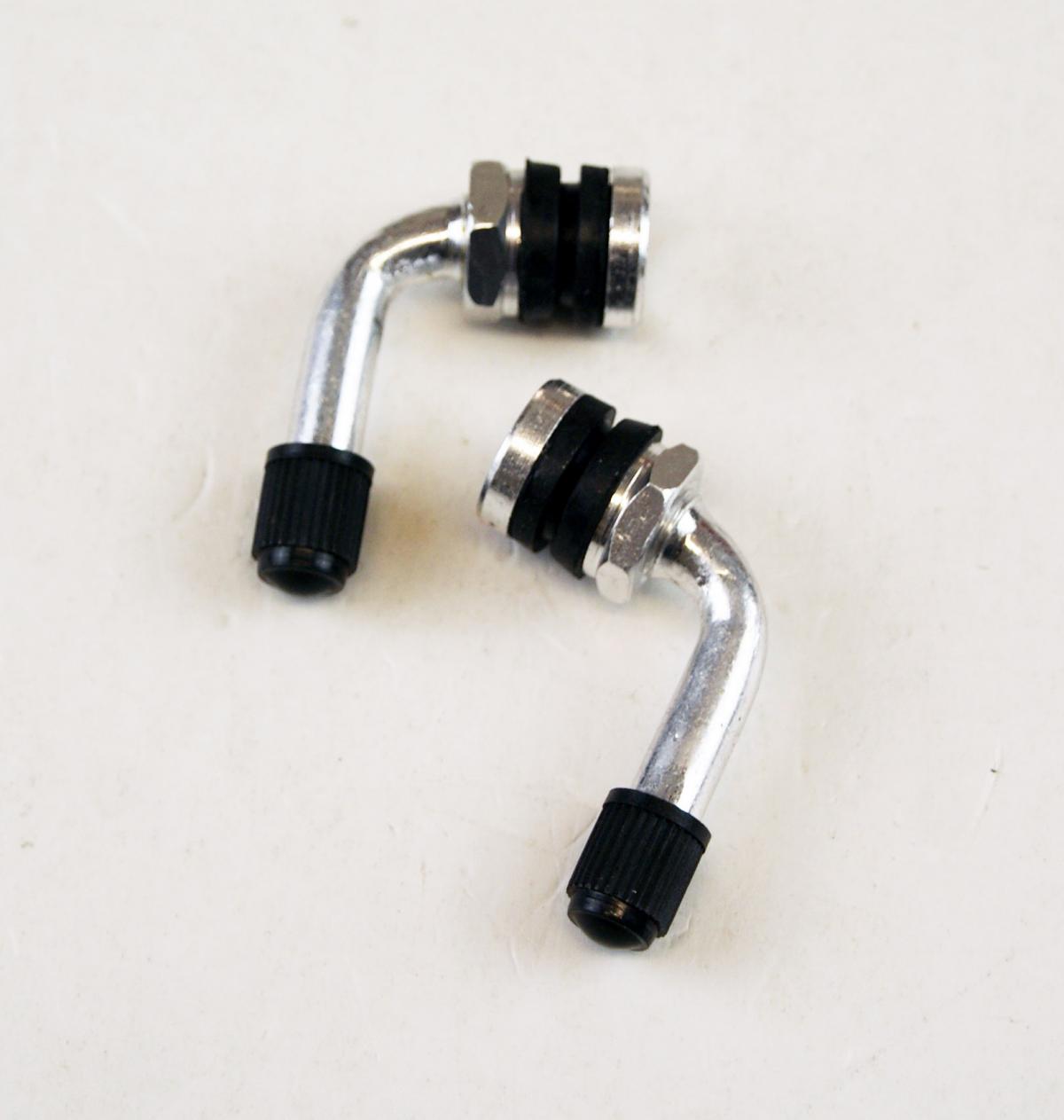 BOLT ON VALVE 90' PVR32 SILVER, WAYCOM 007018 (SOLD AS A PAIR)