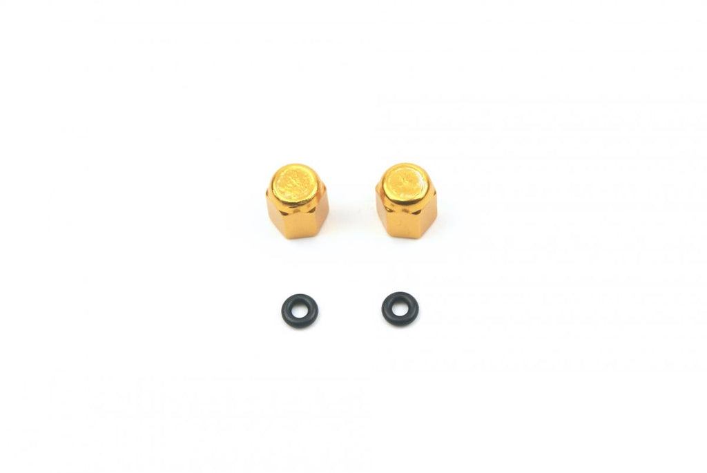 ALLOY VALVE CAP SET GOLD