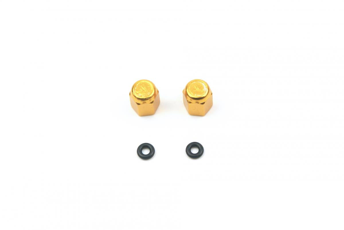 ALLOY VALVE CAP SET GOLD