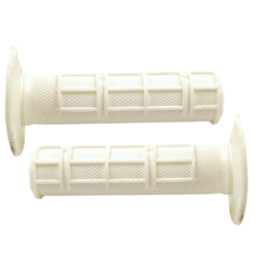 SOFT MX GRIPS 50/50 WHITE, WIRTZ PU-010 22/25mm