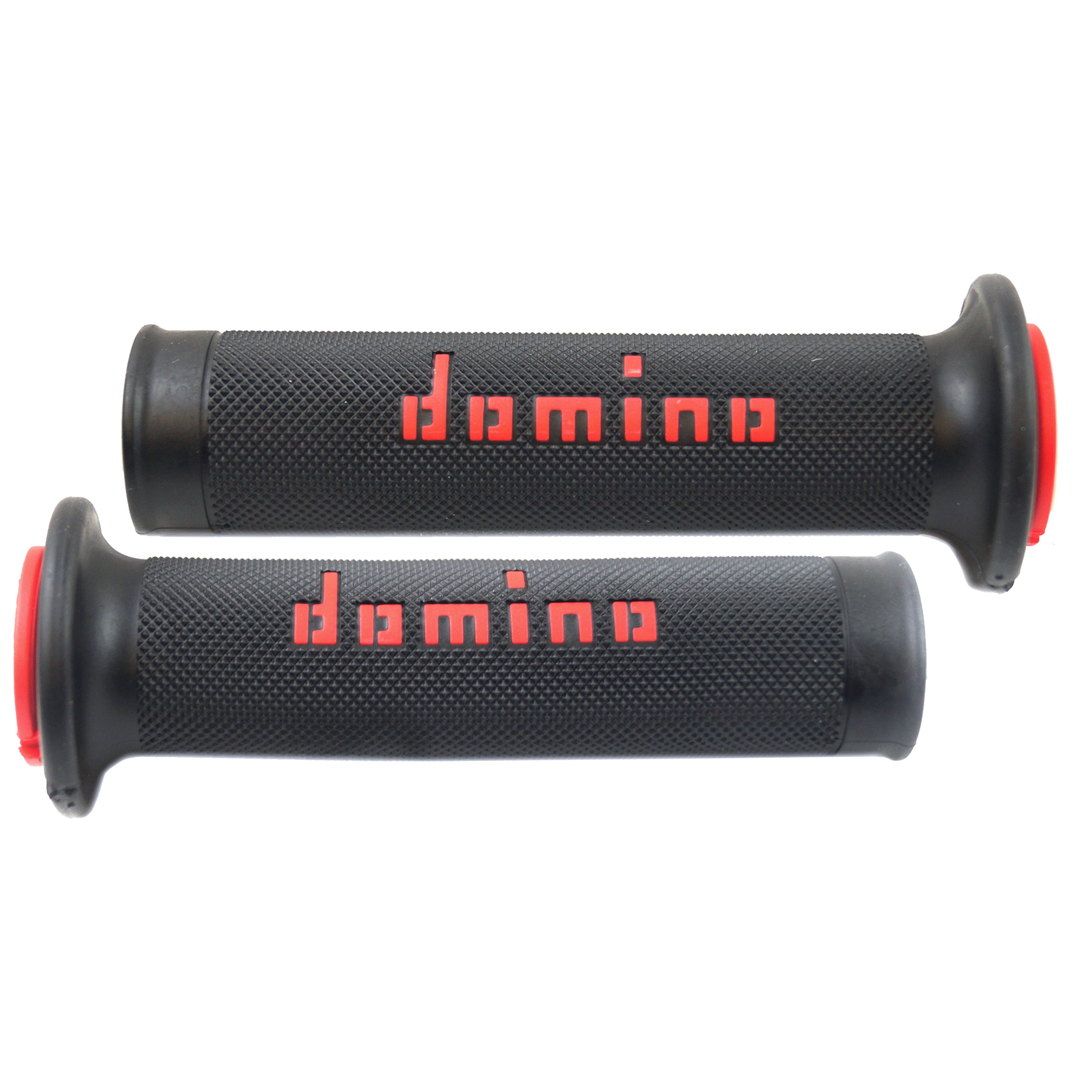 GRIPS DOMINO MOTOGP BLK/RED, DOMINO A01041C4240 Dual Compound