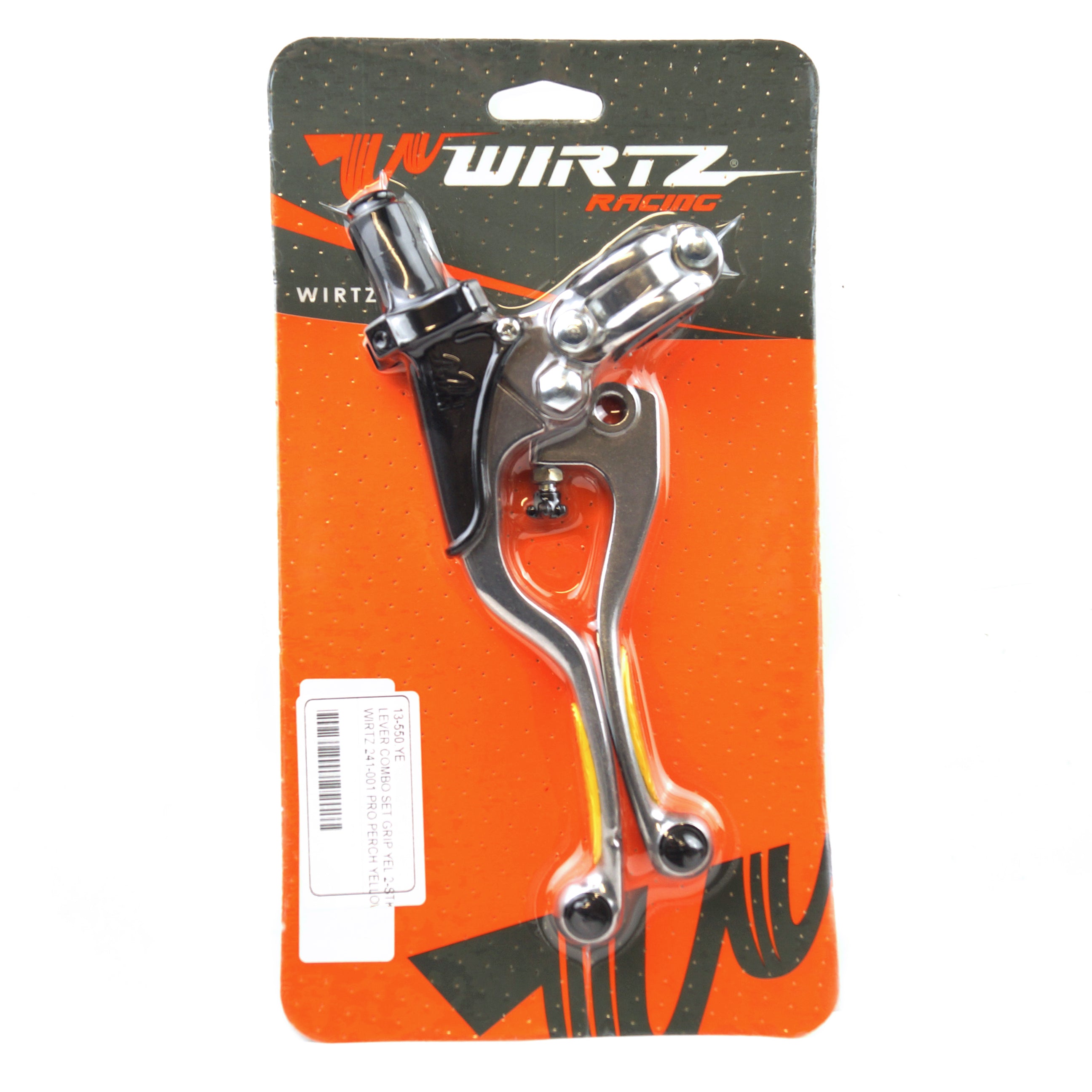 LEVER COMBO SET GRIP YEL 2-STK, WIRTZ 241-001 PRO PERCH YELLOW