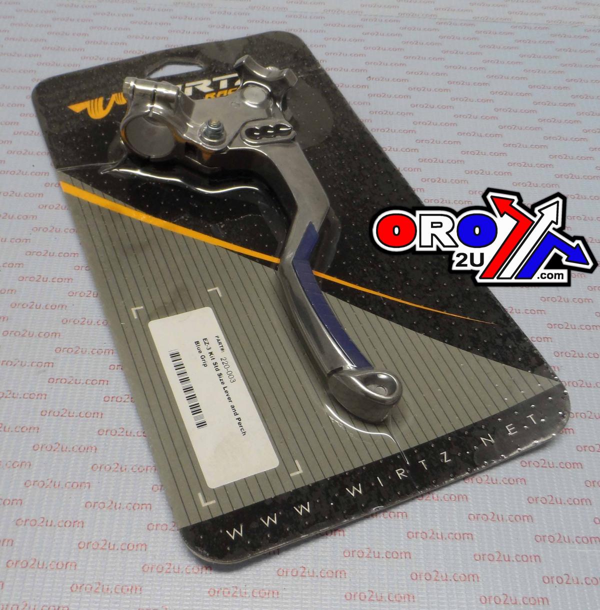 LEVER CLUTCH EZ-3 GRIP LONG, WIRTZ 220-003 ASSEMBLY 3 HOLE