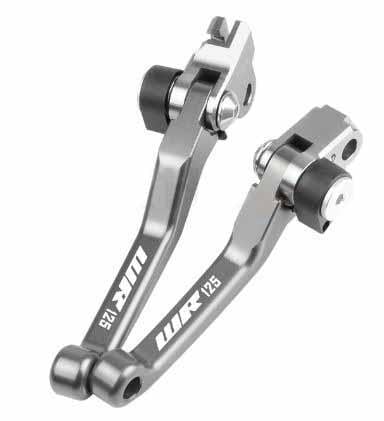 FLEXI CLUTCH & BRAKE LEVER CNC BILLET, HUSQVARNA CR WR 125 300 YAMAHA, Foldable 8000A9347 800077737