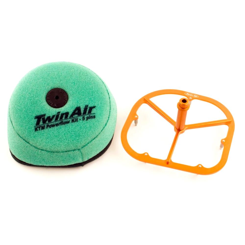 AIR FILTER KIT 08-11 SX/XC KTM, TWIN AIR 154213C POWER FLOW