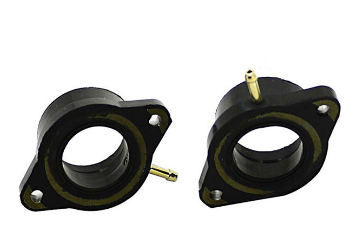 CARBURETTOR FLANGE 2pcs XS650 1978-1983 YAMAHA 3G1-13586-00-00 3G1-13596-00-00 INTAKE RUBBER BOOTS