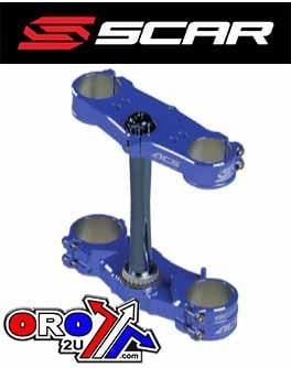 TRIPLE CLAMPS 22 BLUE YZF, OFFSET 22mm SCAR S1424