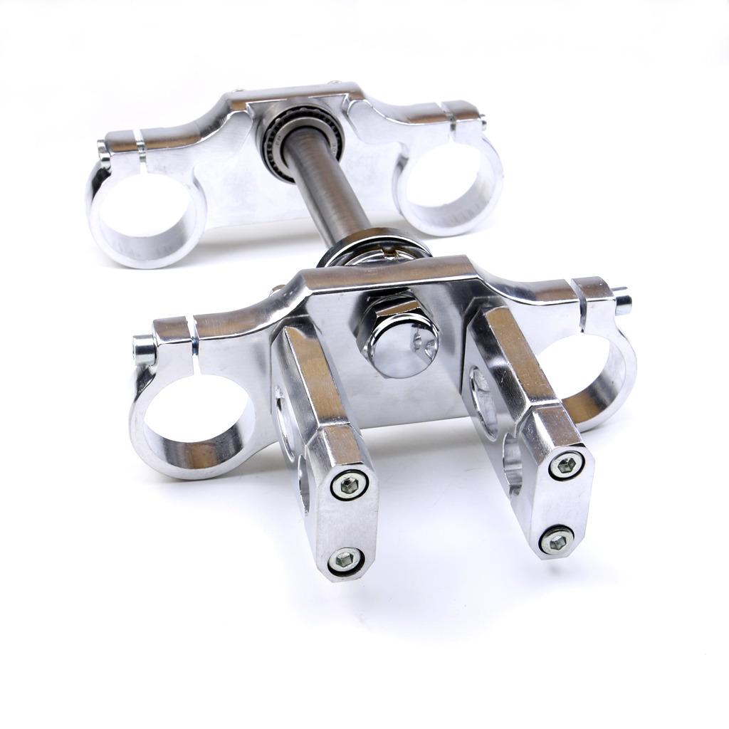 PIT BIKE TRIPLE CLAMPS 45/48MM, 22MM BAR MOUNT