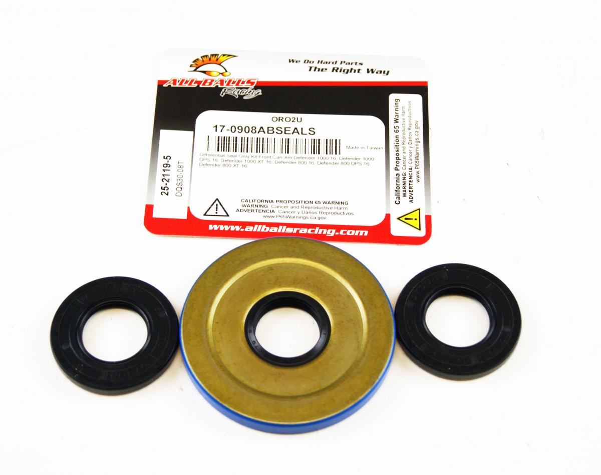 DIFFERENTIAL SEALS KIT FRONT CAN-AM DEFENDER, ALLBALLS 25-2119-5