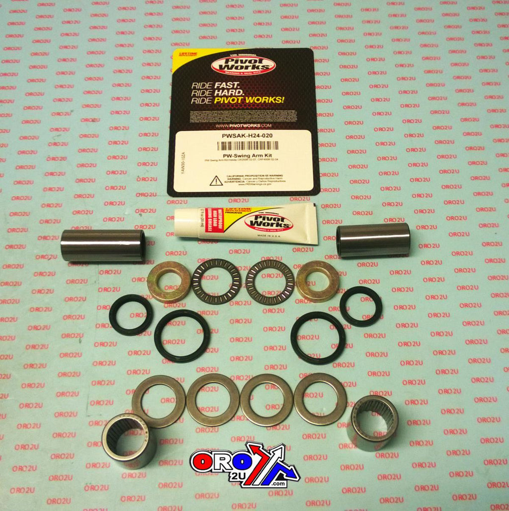 SWINGARM BEARING KIT CRF250 CRF450 HONDA, PIVOT WORKS PWSAK-H24-020 PWSAKH24020