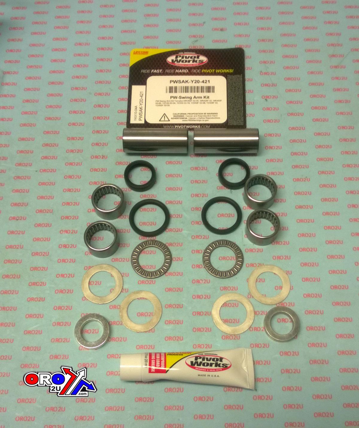 SWINGARM BEARING KIT YZ WR, [PIVOT WORKS PWSAK-Y20-421] YAMAHA YZF, PWSAKY20421