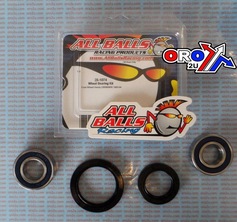 WHEEL BEARING KIT FRONT 93-94 HON CBR900RR, ALLBALLS 25-1074 ROAD