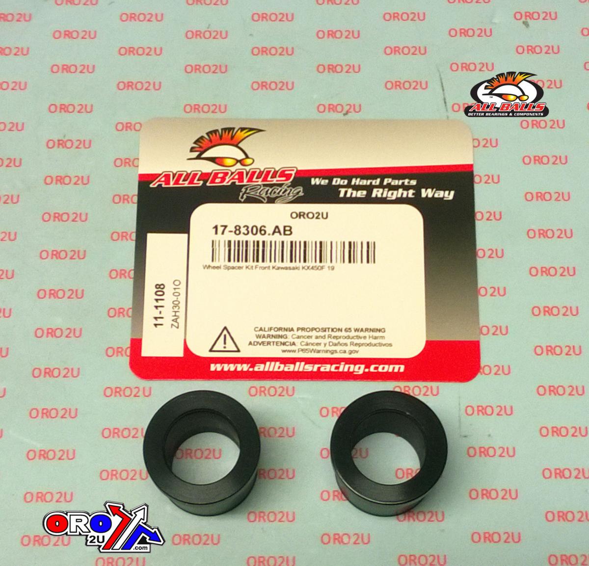 WHEEL SPACER FRONT KIT KX450F 19-20, ALLBALLS 11-1108 KAWASAKI