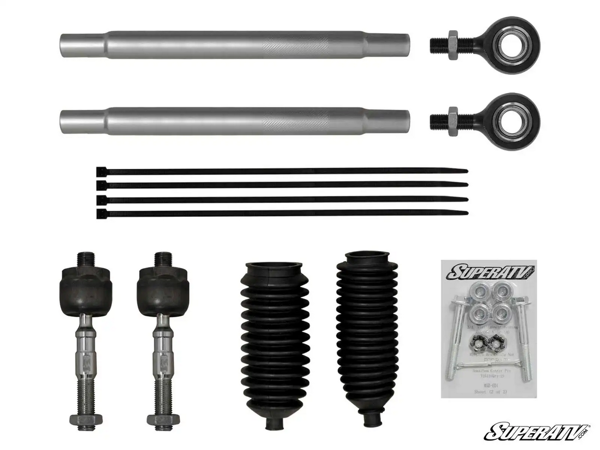 POLARIS RANGER HEAVY DUTY TIE ROD KIT, SUPERATV TRRA-P-RAN-09-0-14-ST-001 1823338, 1823795