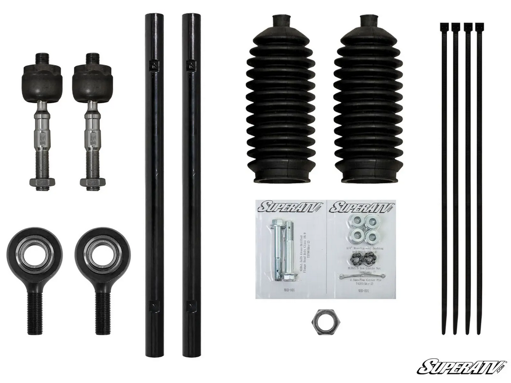 POLARIS RANGER HEAVY DUTY +2 TIE ROD KIT, SUPERATV TRRA-P-RAN900-2 1824446