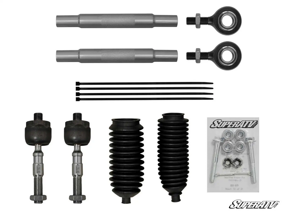 POLARIS RZR HEAVY DUTY TIE ROD KIT, SUPERATV TRRA-P-RZR-01-14-ST-001 1823632, 1823497