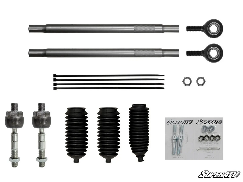 POLARIS RZR XP 900 HEAVY DUTY TIE ROD KIT, SUPERATV TRRA-P-RZRXPTS-14-ST-001
