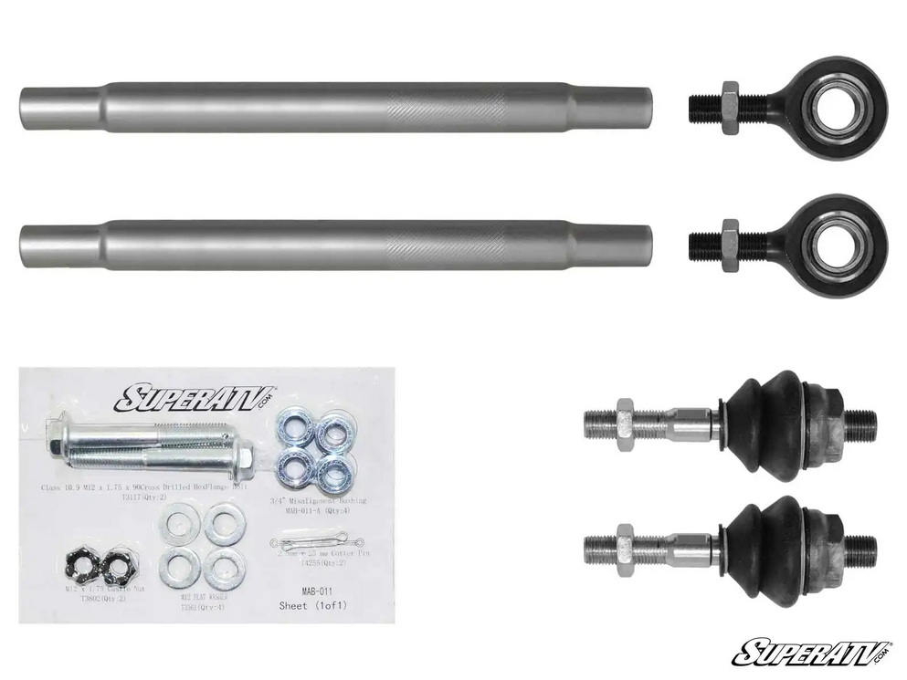 CANAM MAVERICK X3 64 HEAVY DUTY TIE ROD KIT, SUPERATV TRRA-CA-X3-14-ST-001 709402021