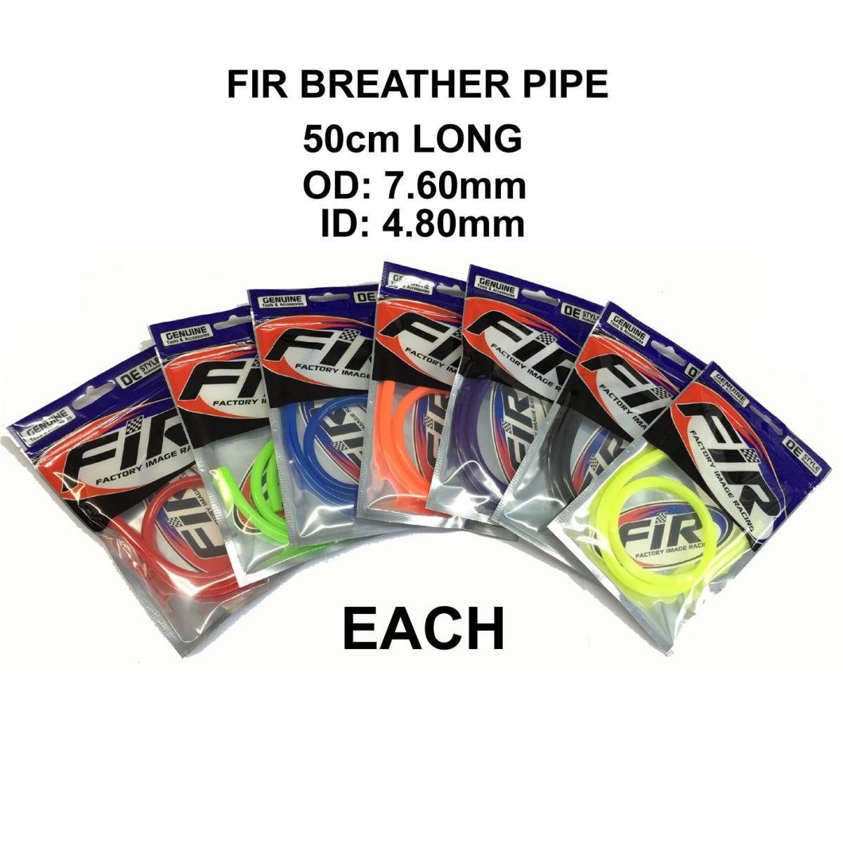 FUEL PIPE BREATHER LINE 5mm RED 50cm LENGTH