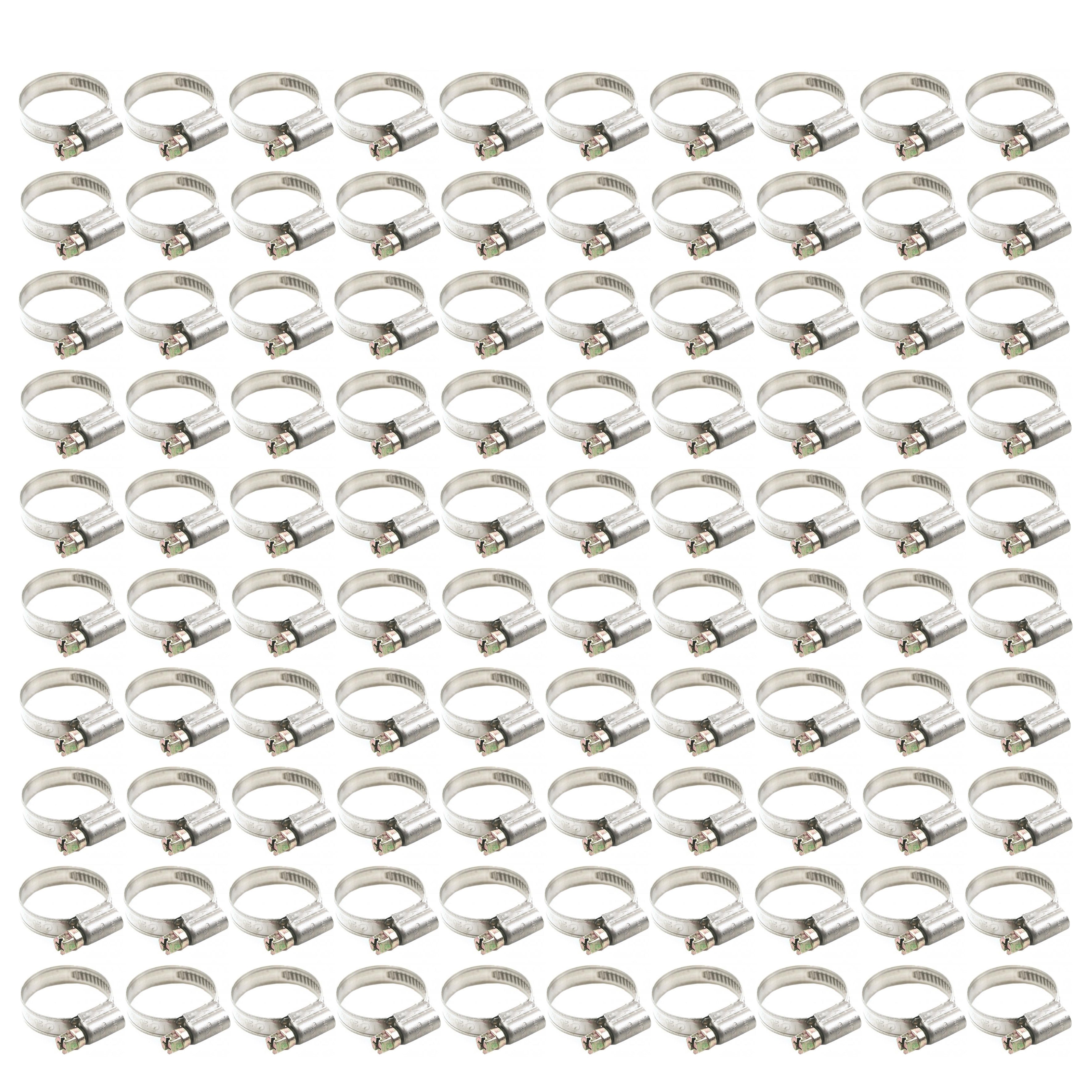 JUBILEE PIPE CLIP 20 - 32mm KALE CLAMP 304 STAINLESS STEEL (PACK OF 100)