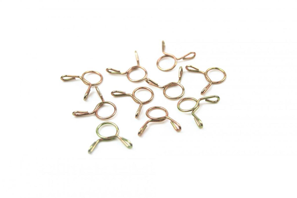 HOSE CLAMP / CLIP ID: 7mm PACK 10, ID RANGE 7MM -8.5MM