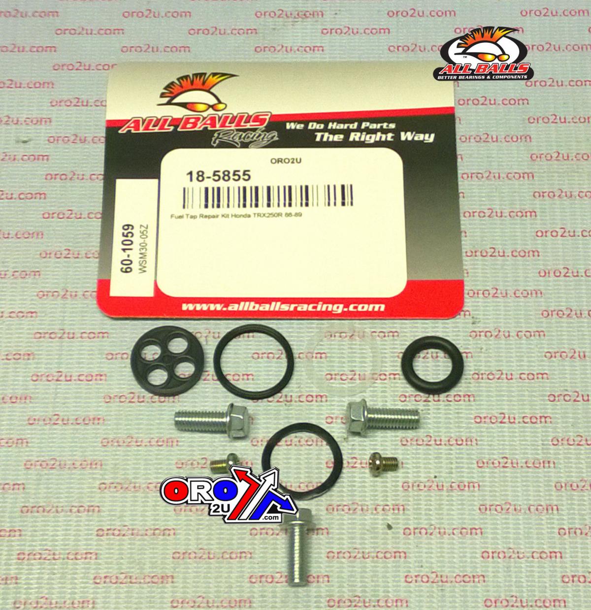 FUEL TAP REPAIR KIT ALLBALLS, ALLBALLS 60-1059 HONDA TRX250R 86-89