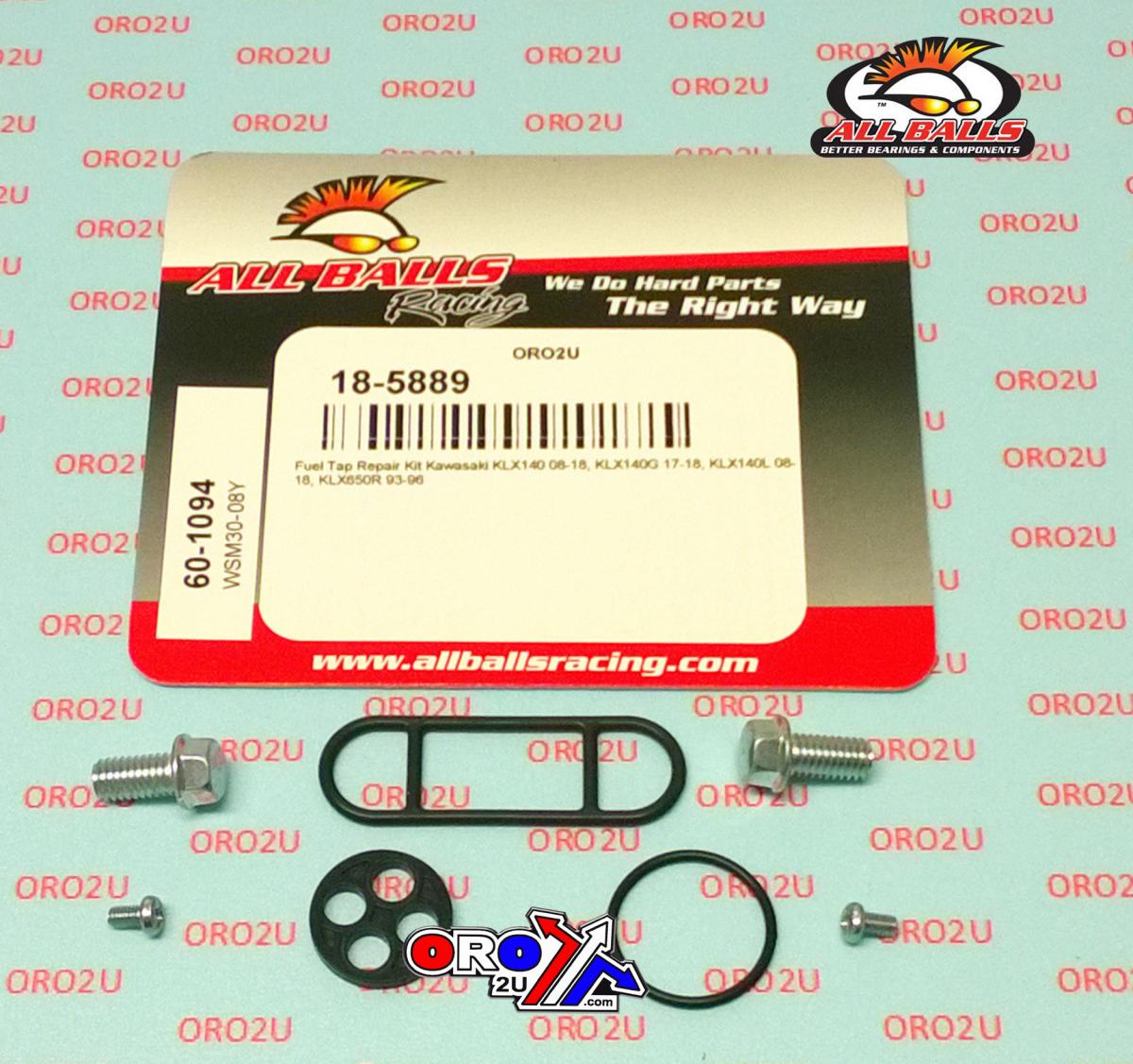 FUEL TAP REPAIR KIT ALLBALLS, ALLBALLS 60-1094 KAW KLX140 08-22/KLX650 93-96