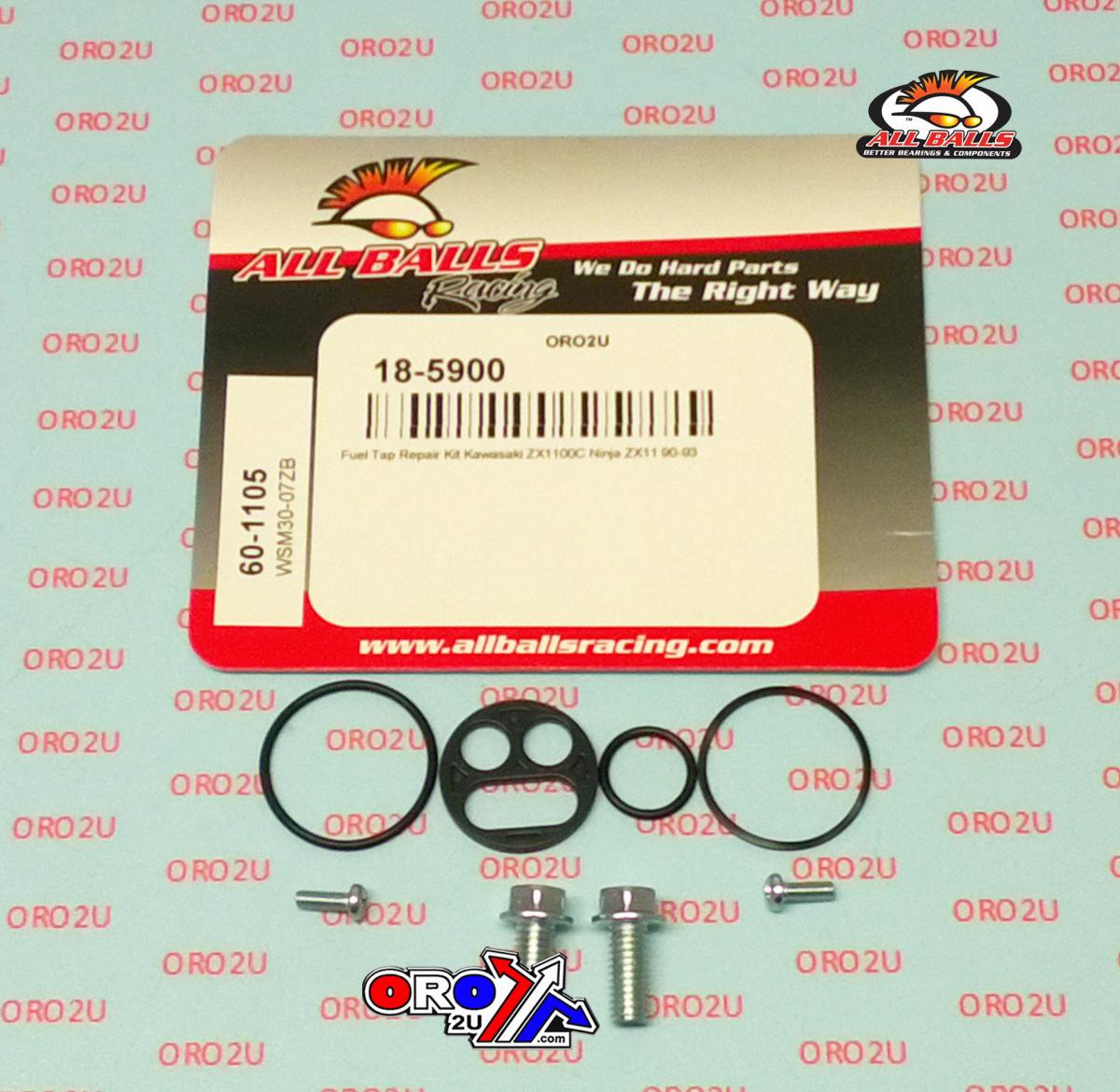 FUEL TAP REPAIR KIT ALLBALLS, ALLBALLS 60-1105 KAW ZX1100C 90-93