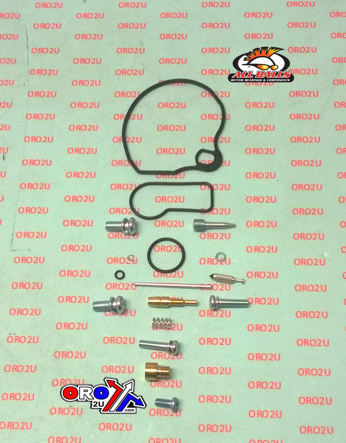 CARBURETOR REBUILD KIT 01-04 YAM YJ50 VINO, ALLBALLS 26-10022 ROAD