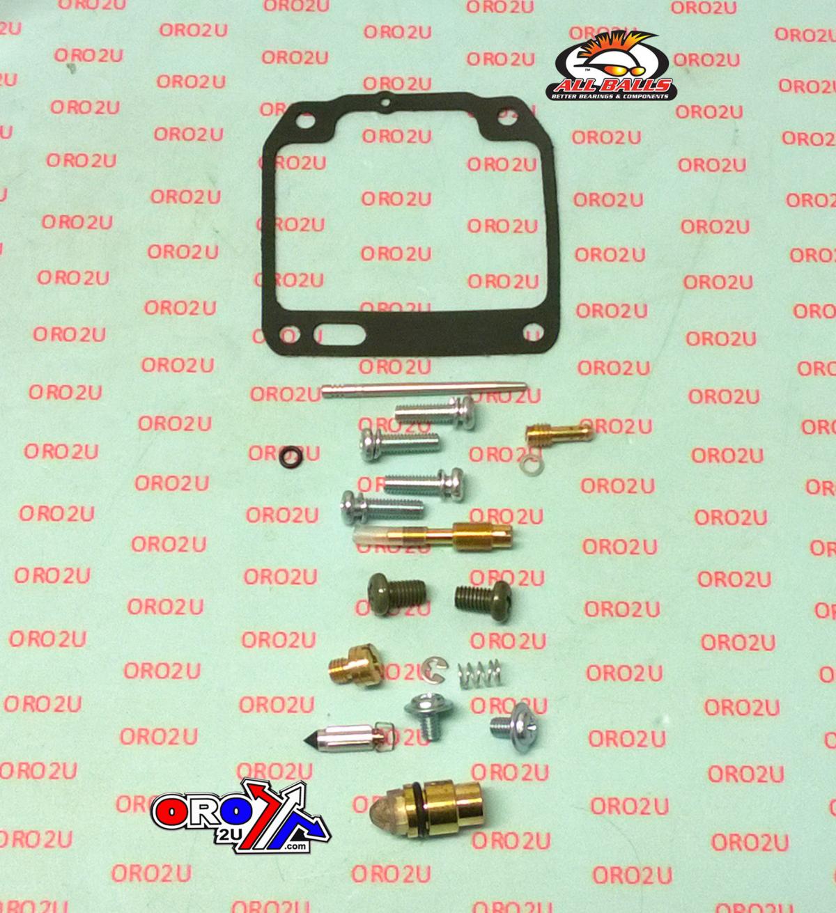 CARBURETOR REBUILD KIT 04-09 YAM YJ125, ALLBALLS 26-10035 ROAD