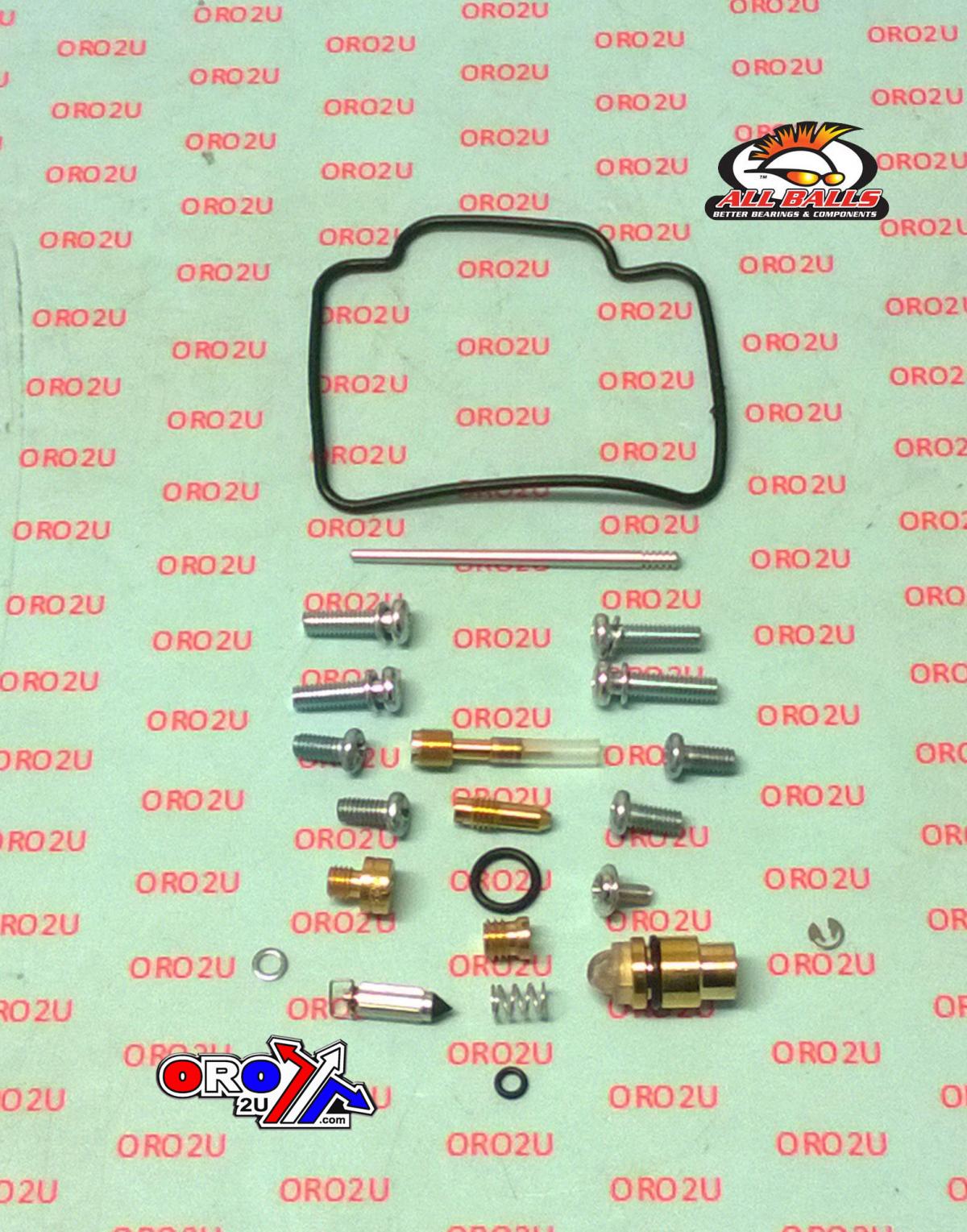 CARBURETOR REBUILD KIT 2000 ARCTIC CAT 500 4X4, ALLBALLS 26-10015 ATV